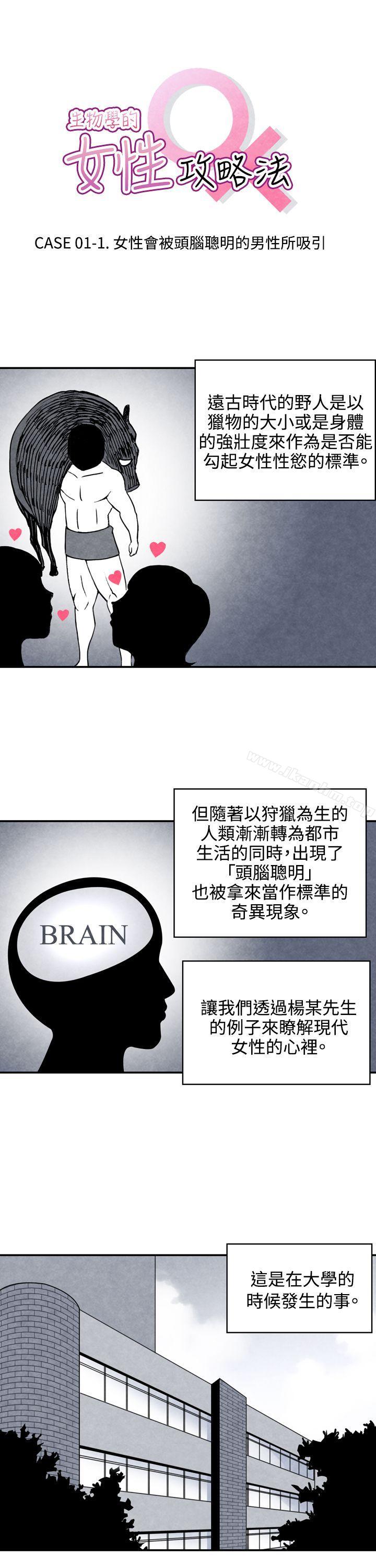 韩漫H漫画 生物学的女性攻略法  - 点击阅读 生物学的女性攻略法 CASE 01-1. 头脑聪明的男性 1